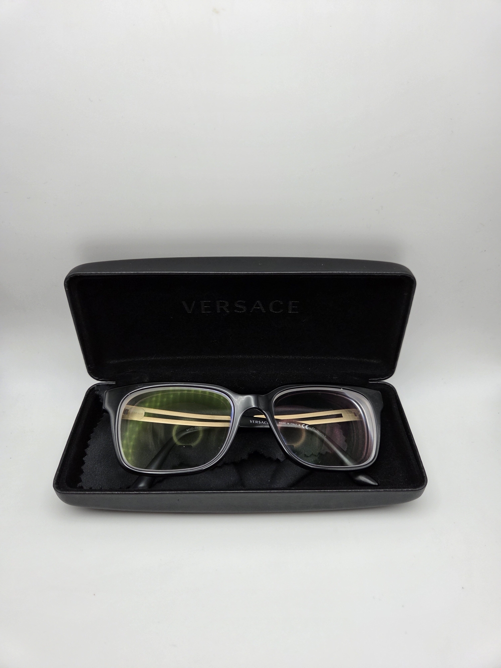 Versace Men’s Black Square Frame Sunglasses VE3218